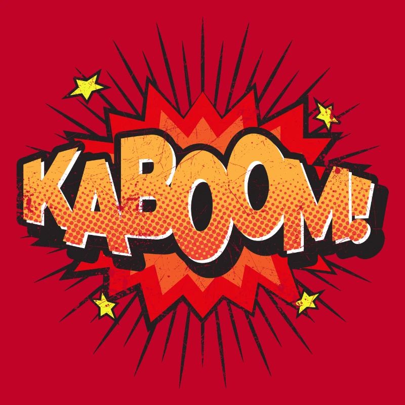 KABOOM COMIC STYLE GRAFFITI COMICS MOTIV GESCHENK