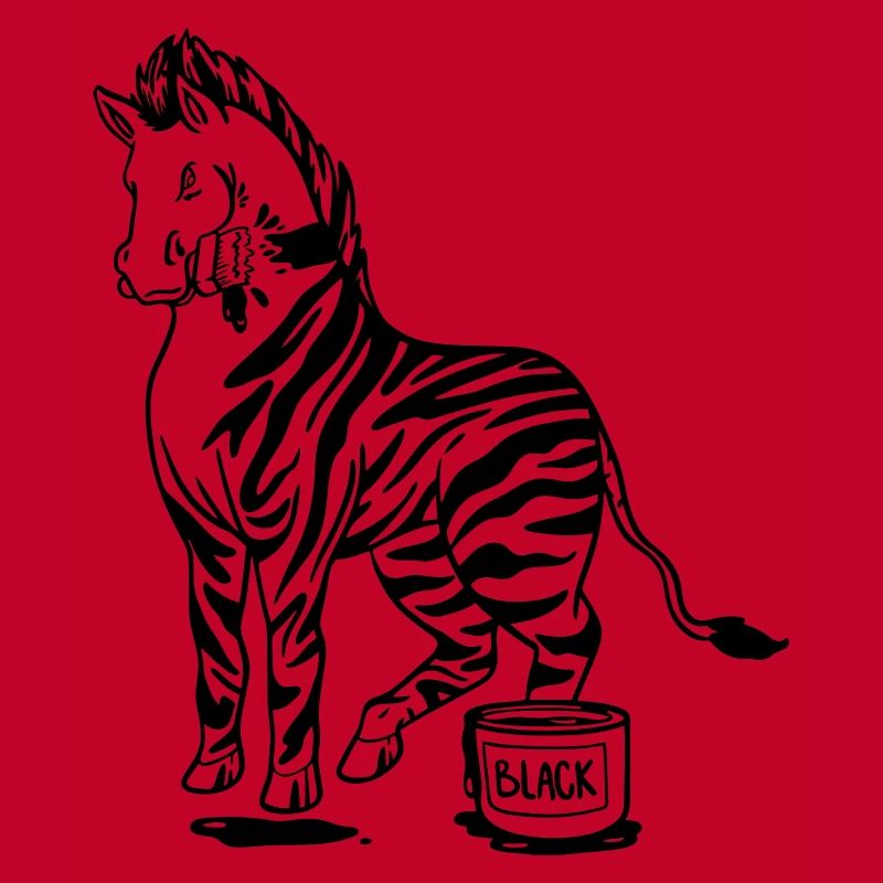 Zebra Schwarze oder Weiße Streifen Lustige Bilder