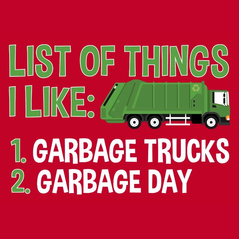 Garbage trucks, garbage day, garbage collection