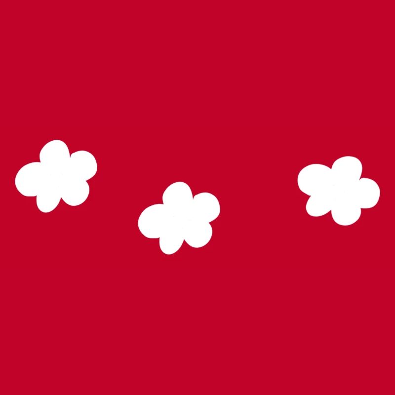 Icône En Forme De Fleur Trois Fleurs