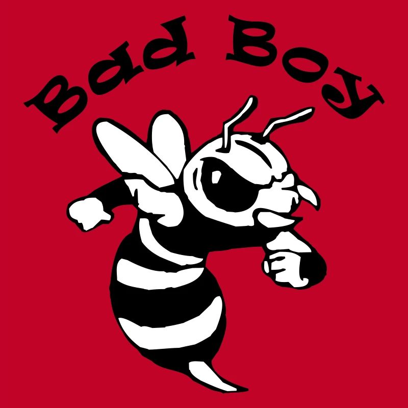 Saying "Bad Boy" with a cool comic bee