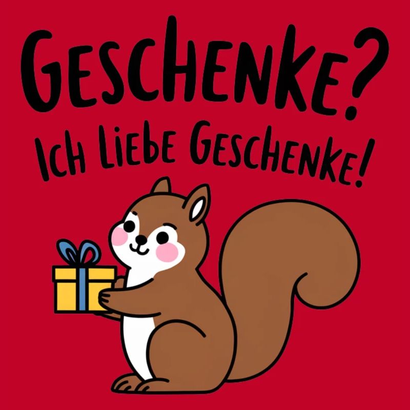 Eichhörnchen Geschenk Geburtstag Weihnachten Funny