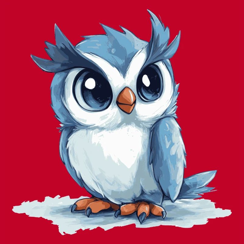 blaue Eule