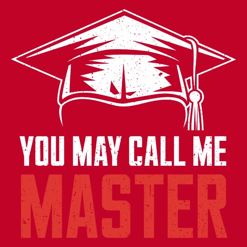 Humorous Design for Master's Graduates