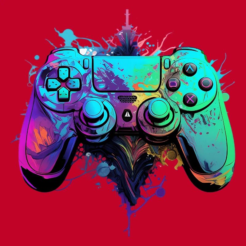 Neon Gaming Controller / Kontroller