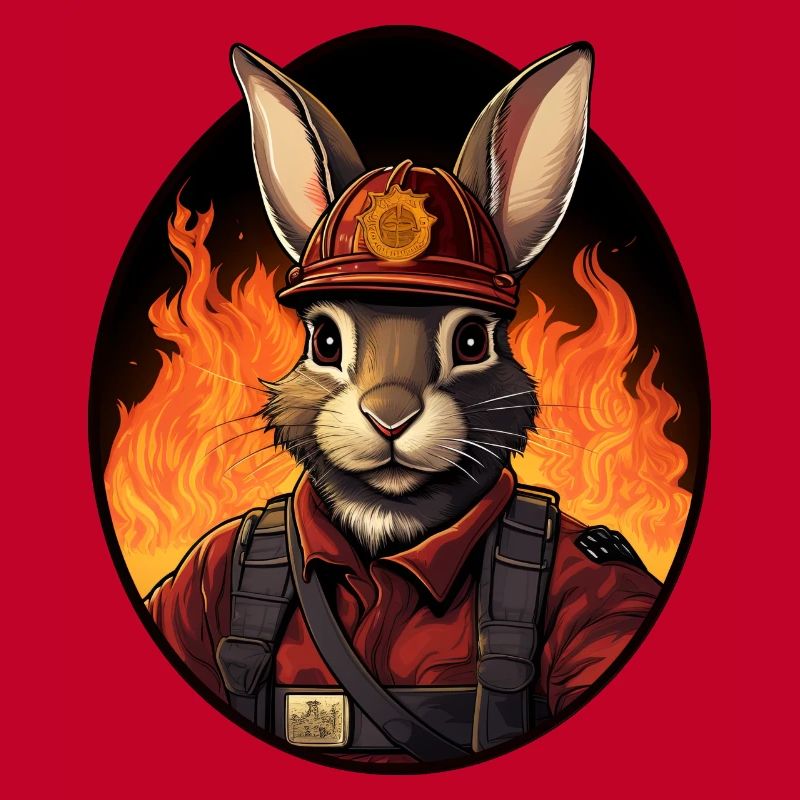 Lapin pompier