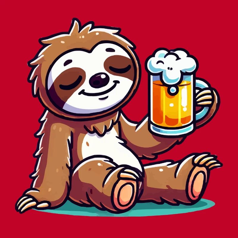 Sloth Beer Comic