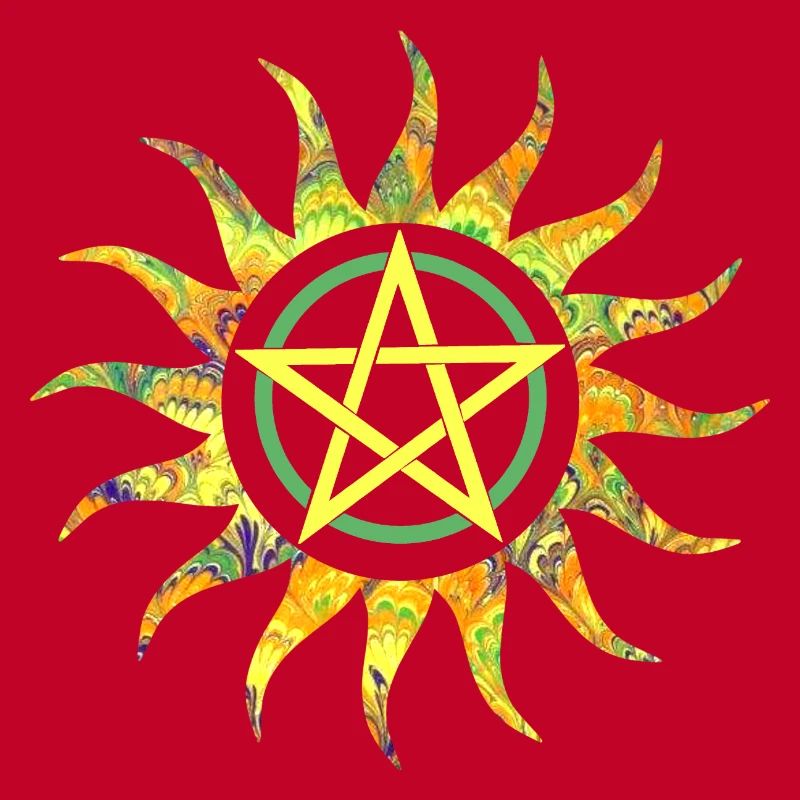 pentagramm in sonne e 258