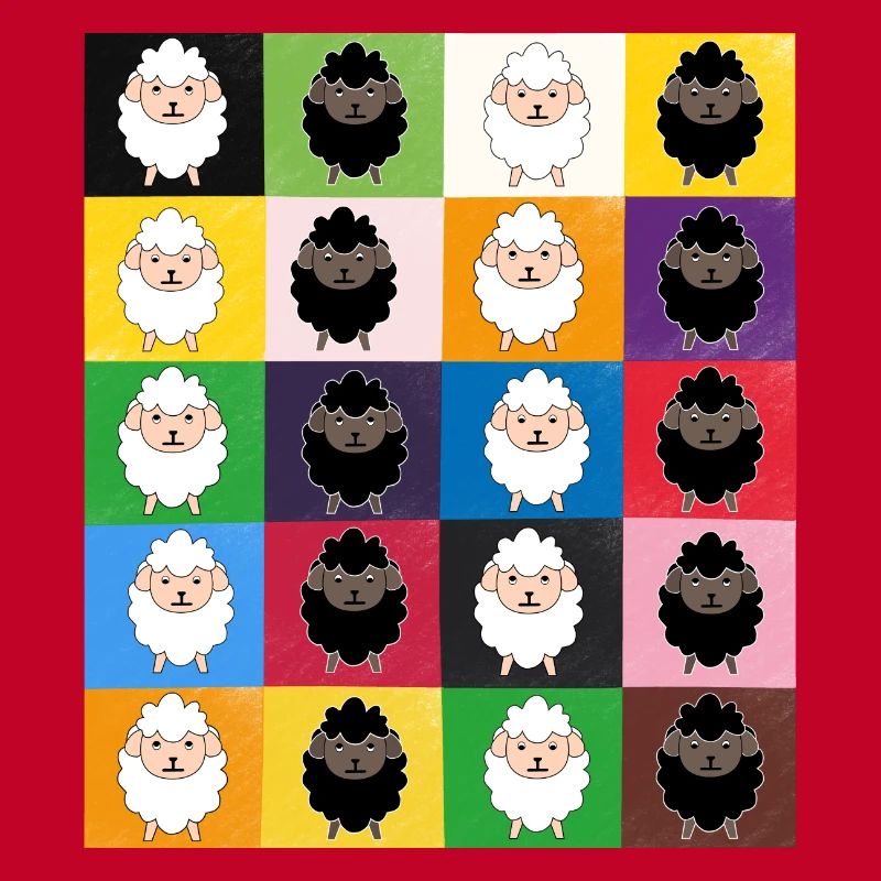 Patchwork sheep