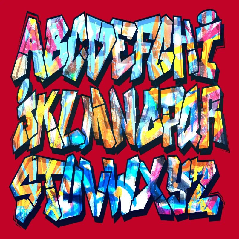 Alphabet graffiti