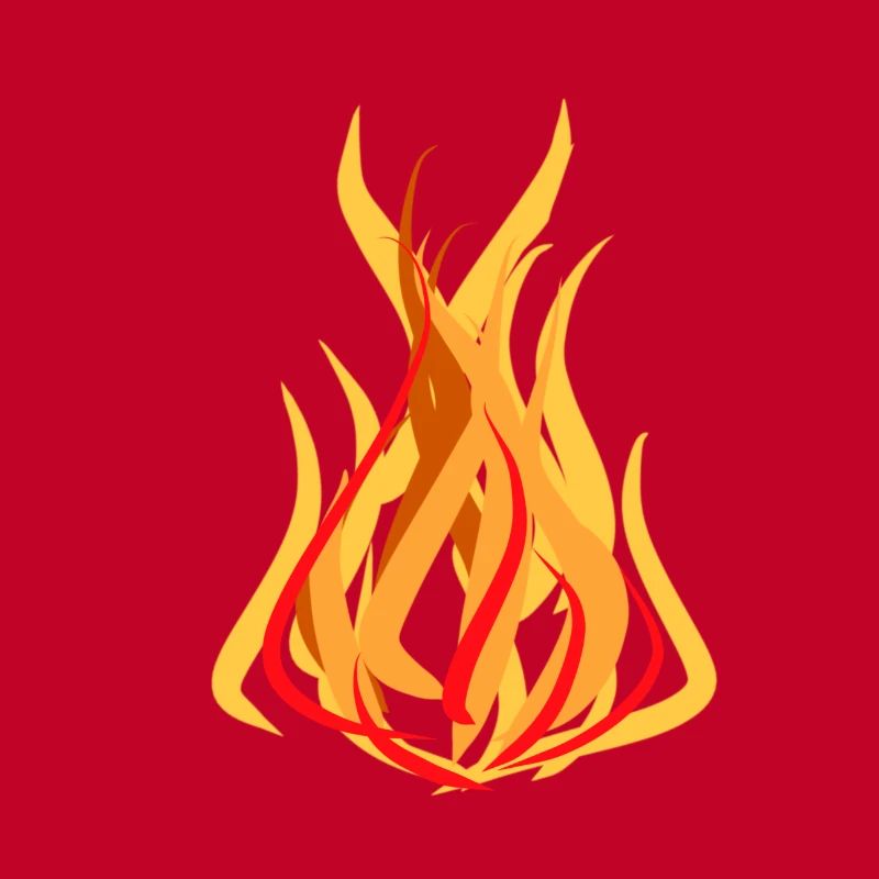 symbole de feu chaleur chaud