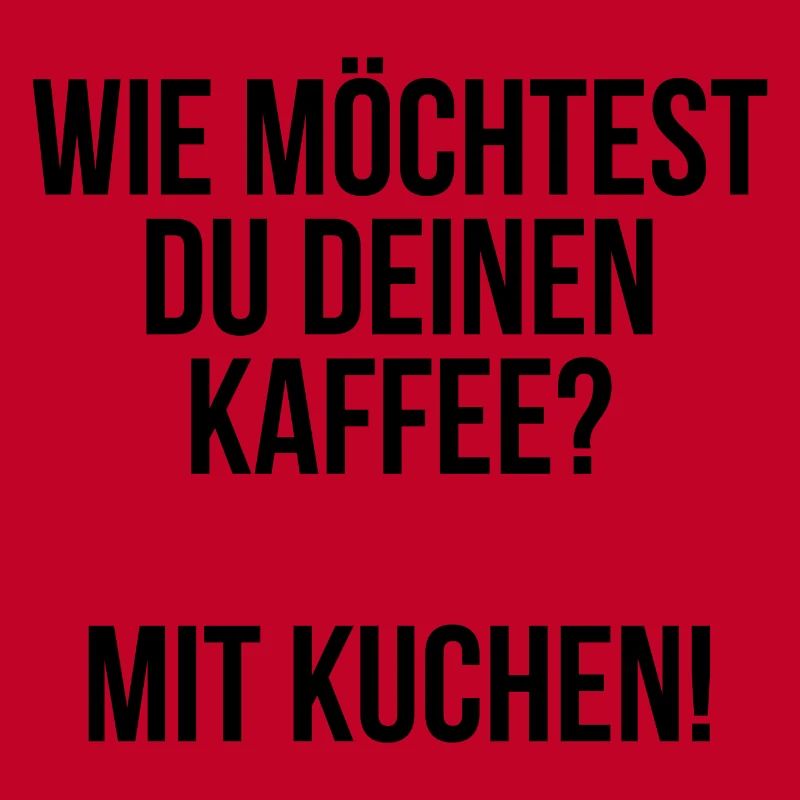 Wie möchtest du deinen Kaffee? Mit Kuchen!