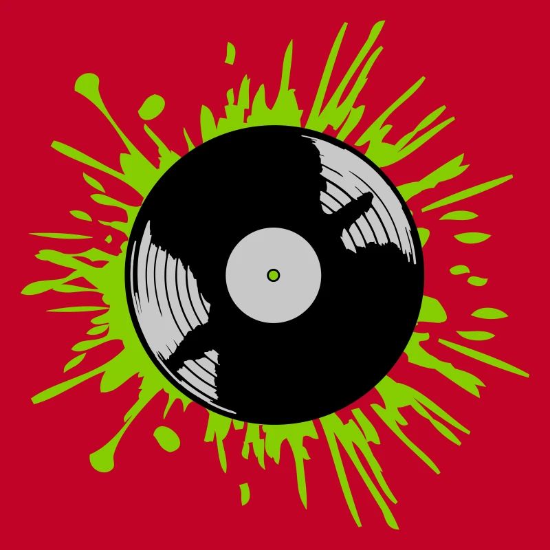 Gouttes de disque vinyle Color blobs
