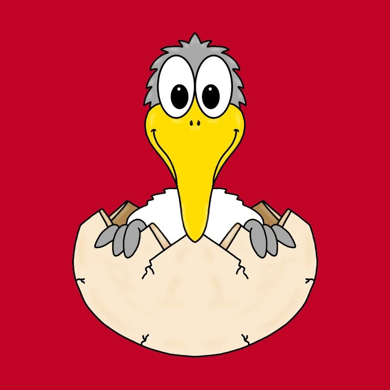MÖWE - EI - GEBURT - BABY - KIND - VOGEL