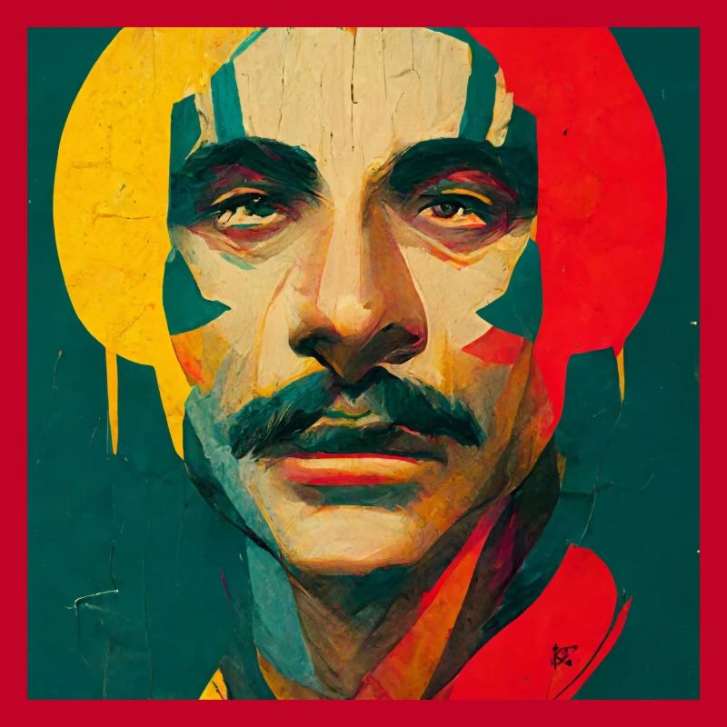 Esquisse colorée rastafari