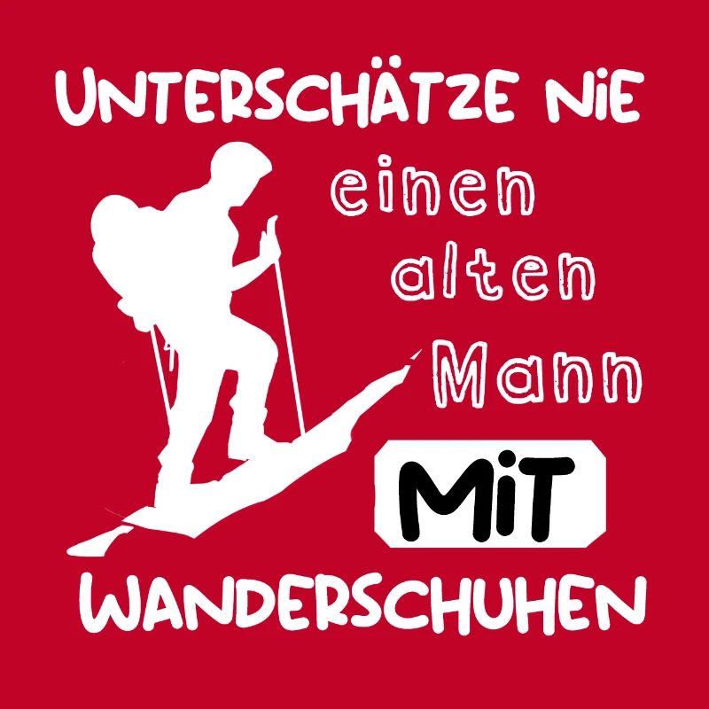 Mit Wanderschuhen