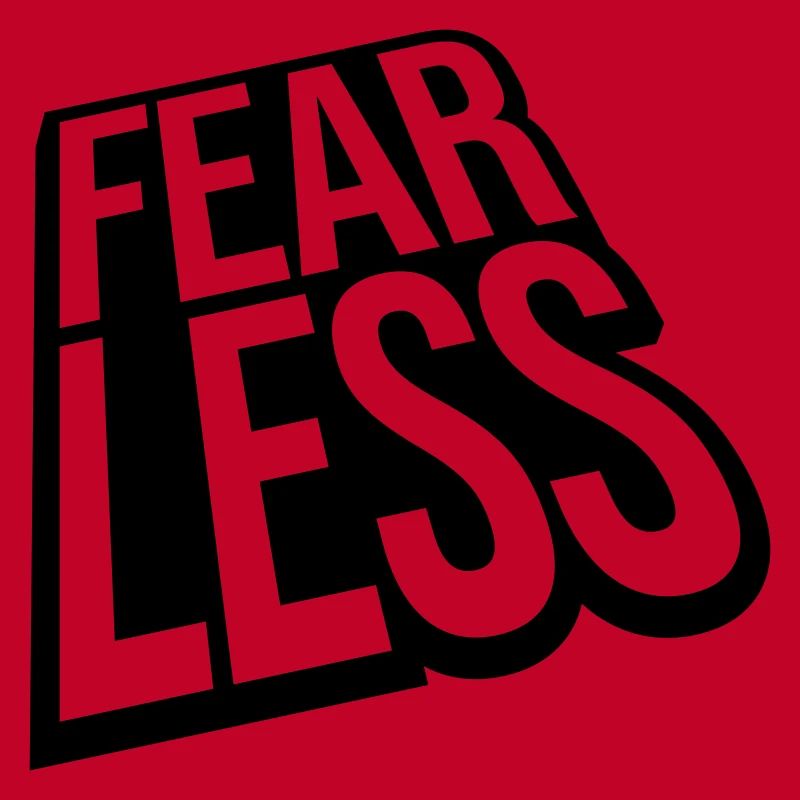 fearless Text Zitat Design
