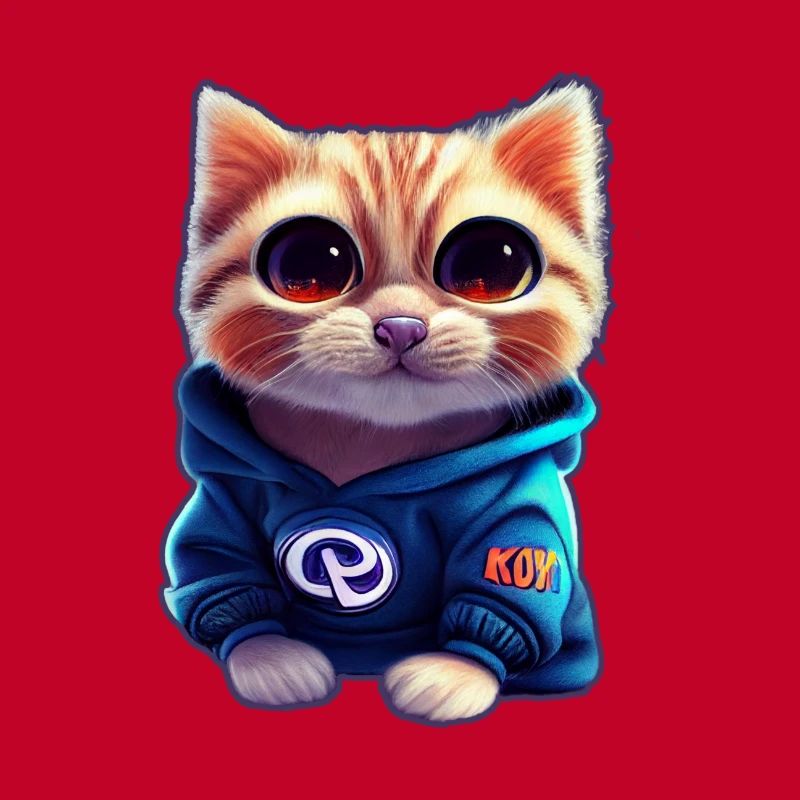 Baby Katze mit Pullover