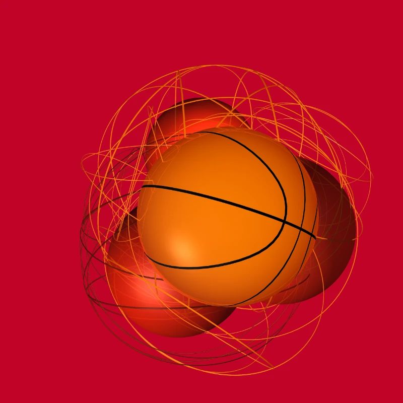 Conception 3D de basketball
