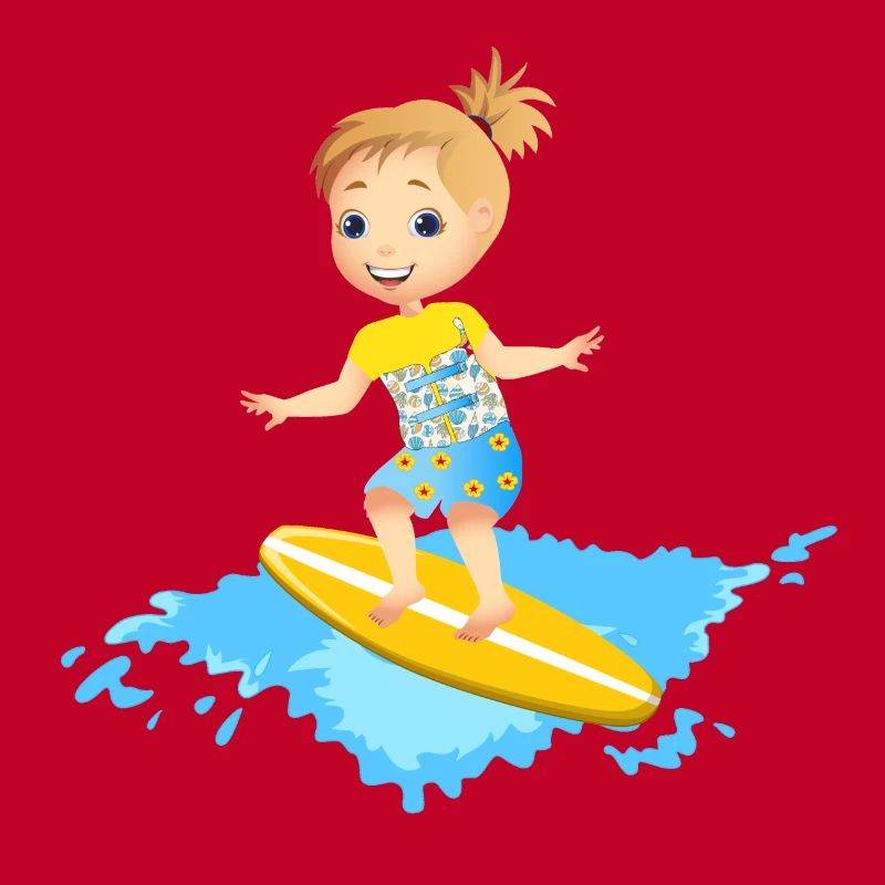 Surfeur avec corset