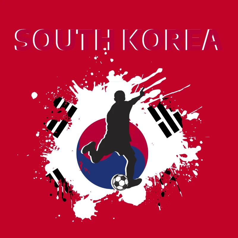 Corée du Sud Football 2022 supporter de Corée du S