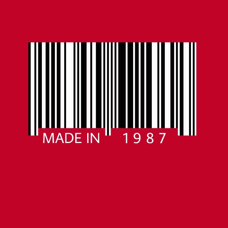 Fabriqué en 1987 Barcode Gift