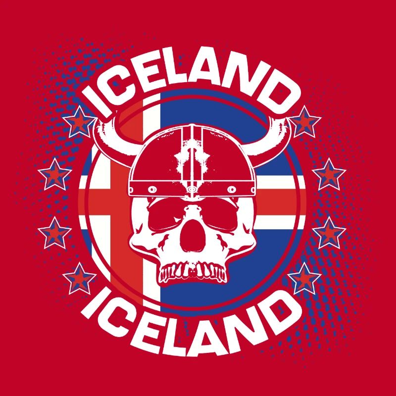 Island Vulkan Republik Geschenkidee
