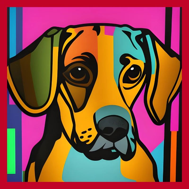 Hund Pop-Art