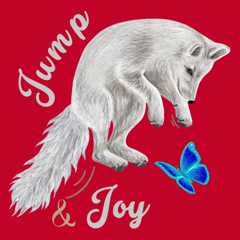 Fox jumping