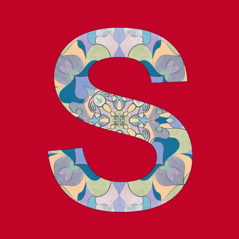 Buchstabe S im Mandala