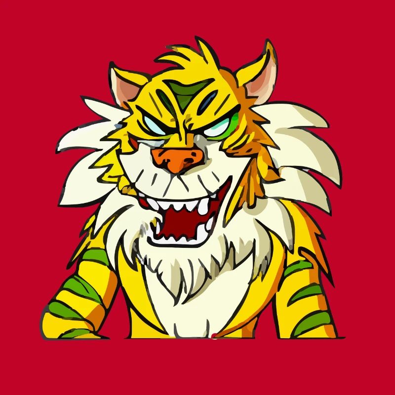 Exe the grumpy tiger