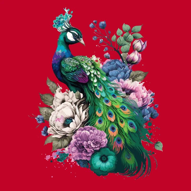 Wunderschöner Pfau Geschenk