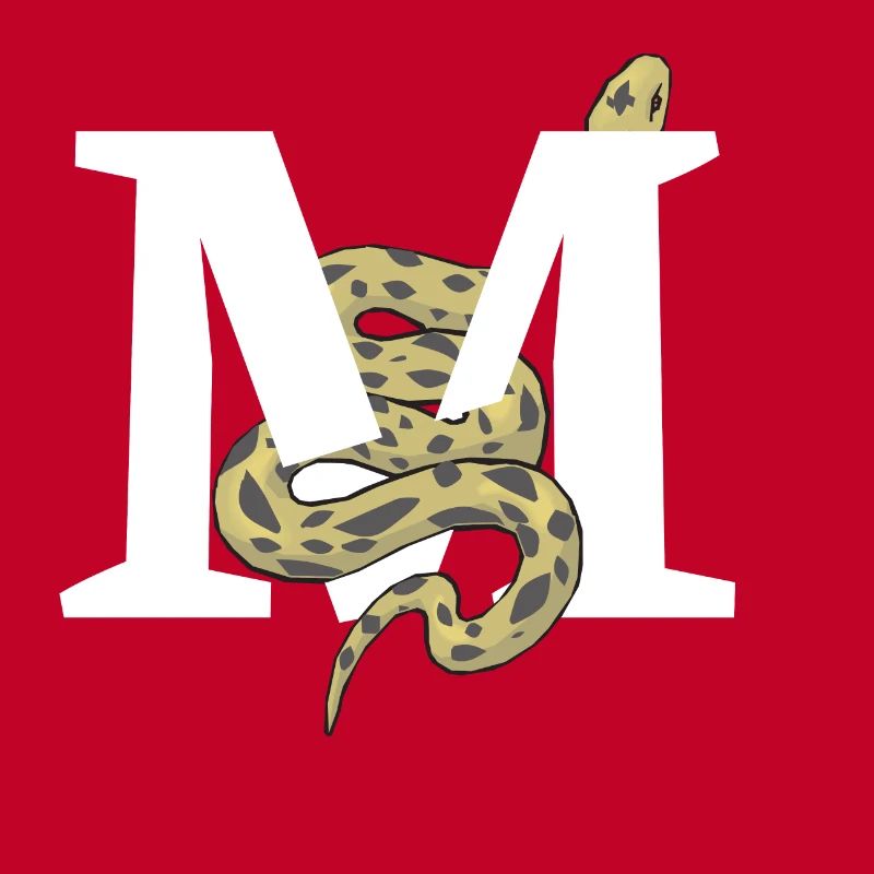Lettre m serpent
