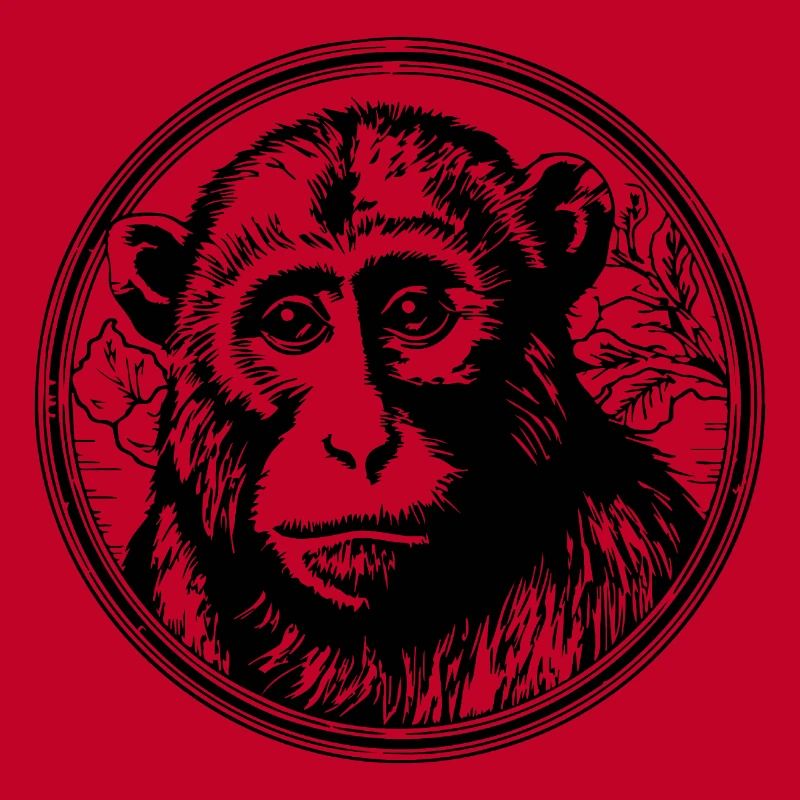 Monkey Monkey Monkey Face Jungle