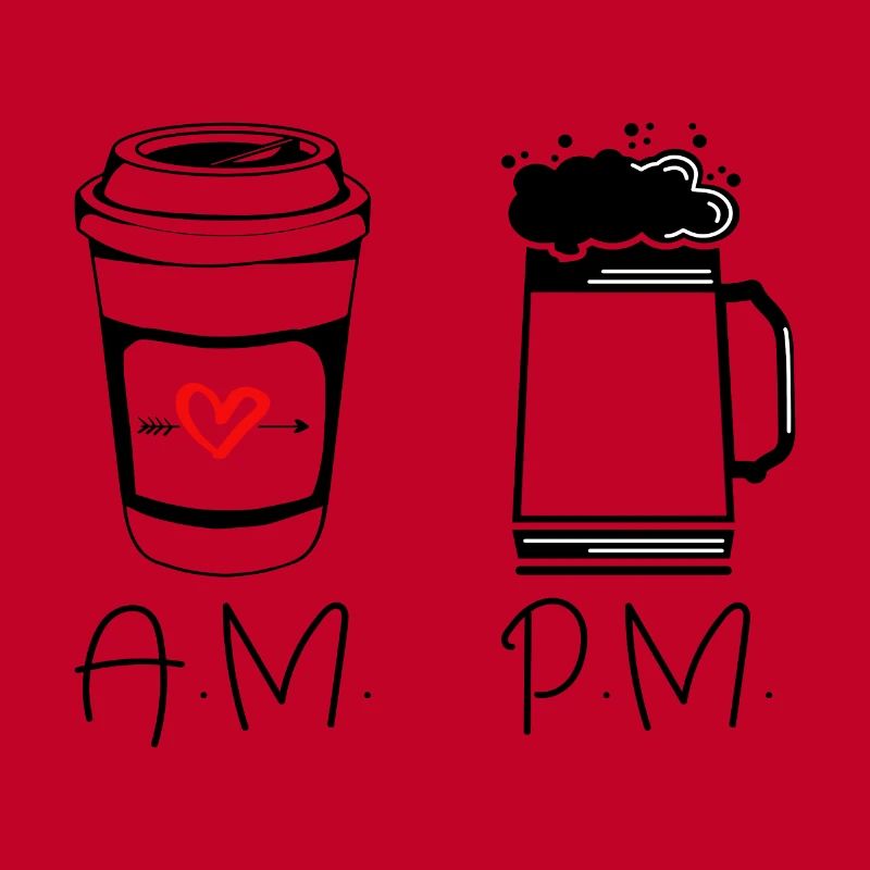 A.M. Coffee and P.M. Beer