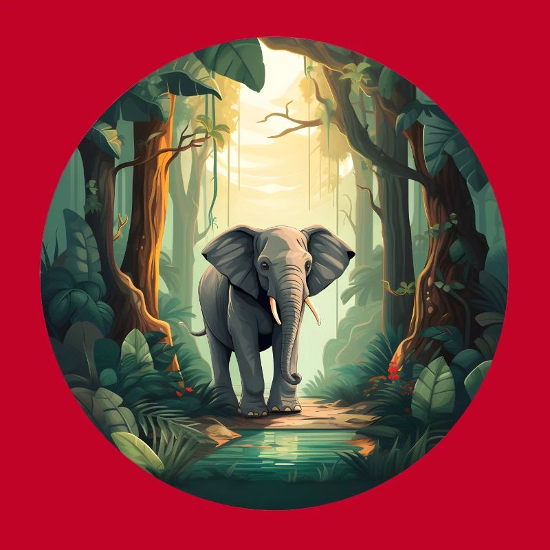 Rainforest Elephant