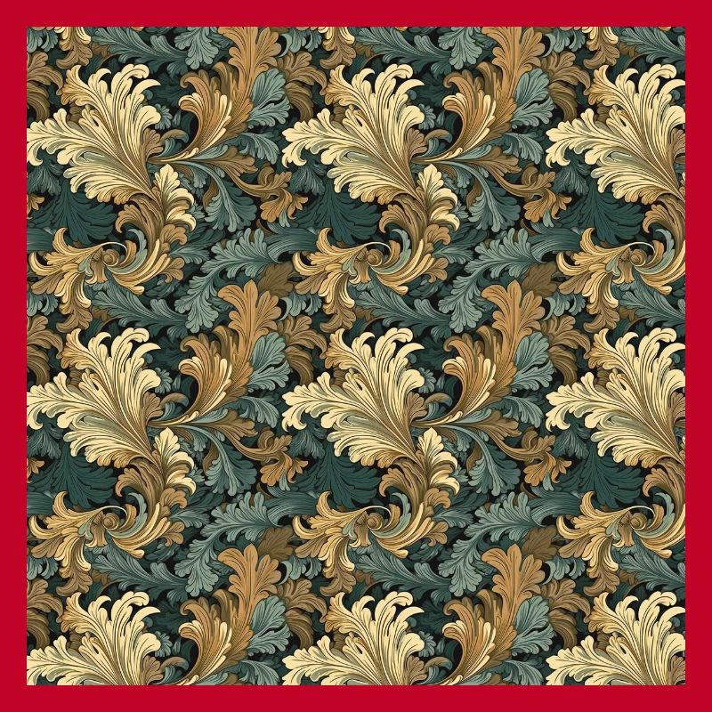 Leaves Seamless Pattern Leaf Foliage Nature Print