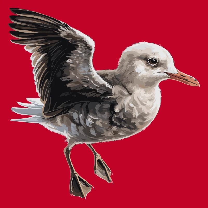 Baby Möwe Seevogel