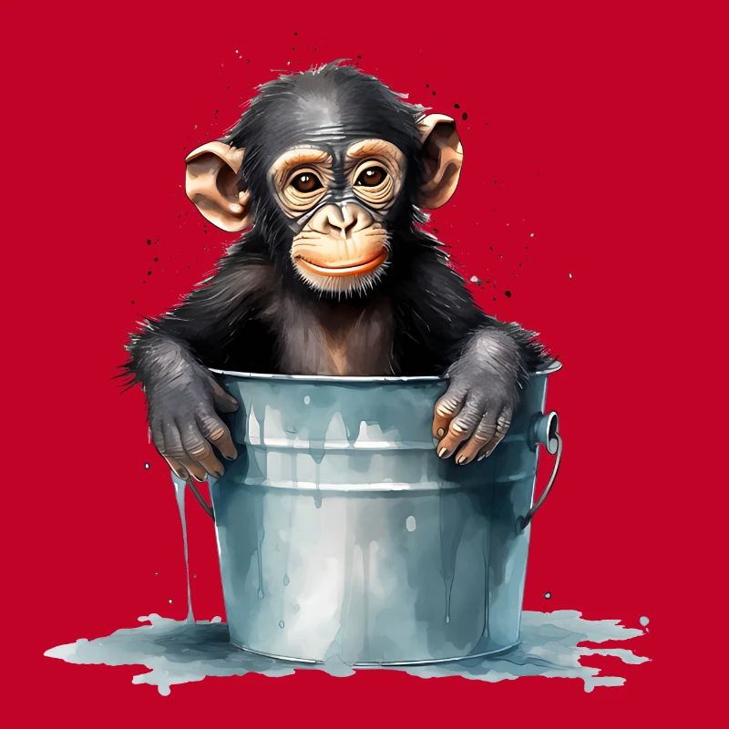 Monkey seeks cooling