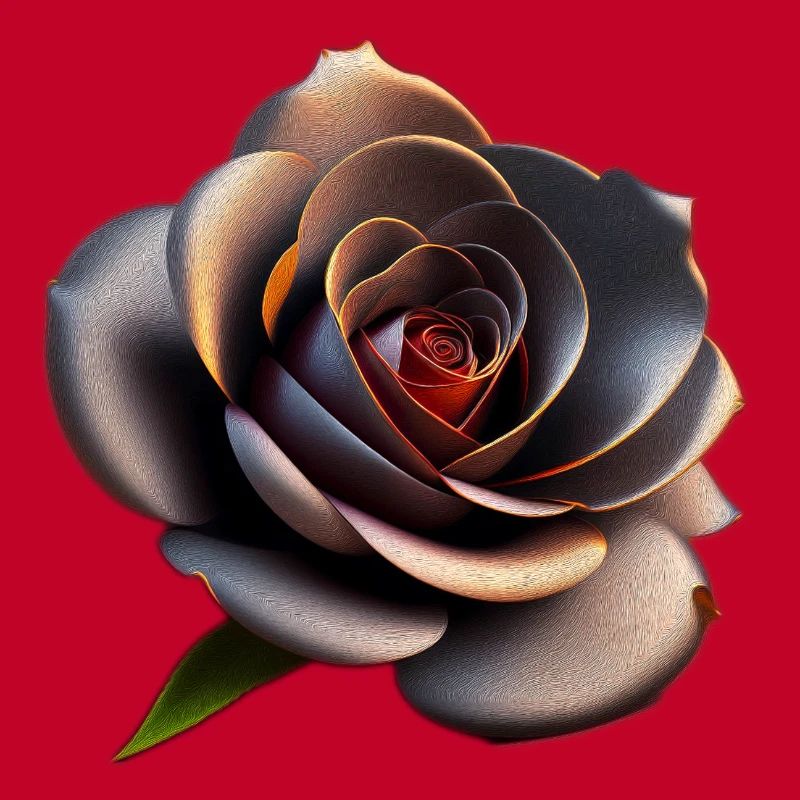 Schwarze Rose