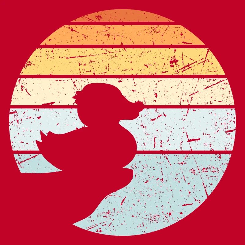 Rubber Rubber Rubber Bath Duck Cliff Sun Moon