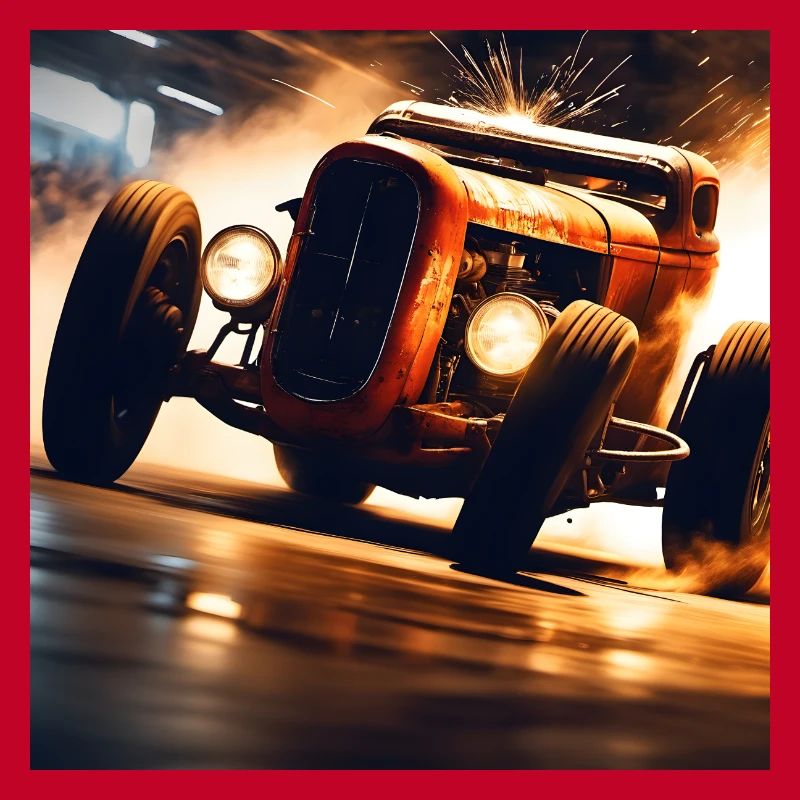 Rusty Hot Rod Rennen #2