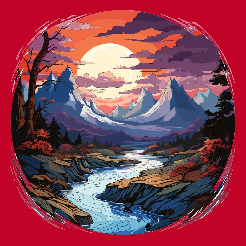 Landskab - Illustration