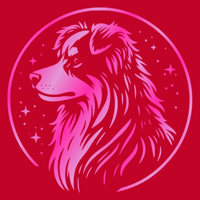 Traumhund Aussie pink