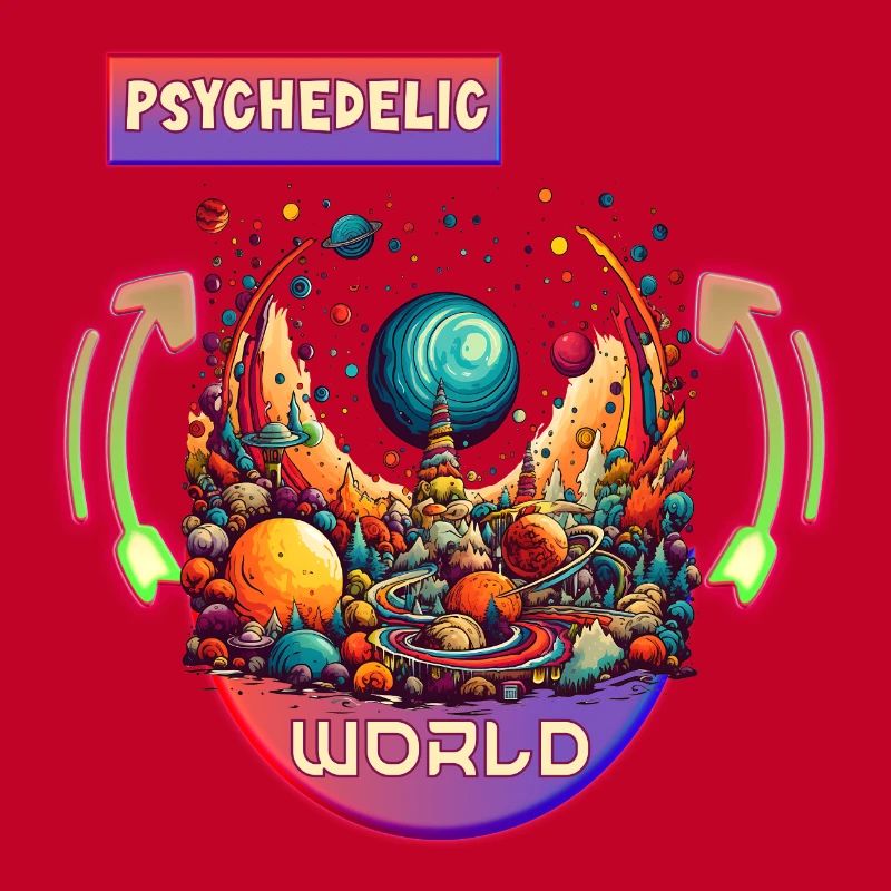 Psychedelic World Trance Rave Techno Dance