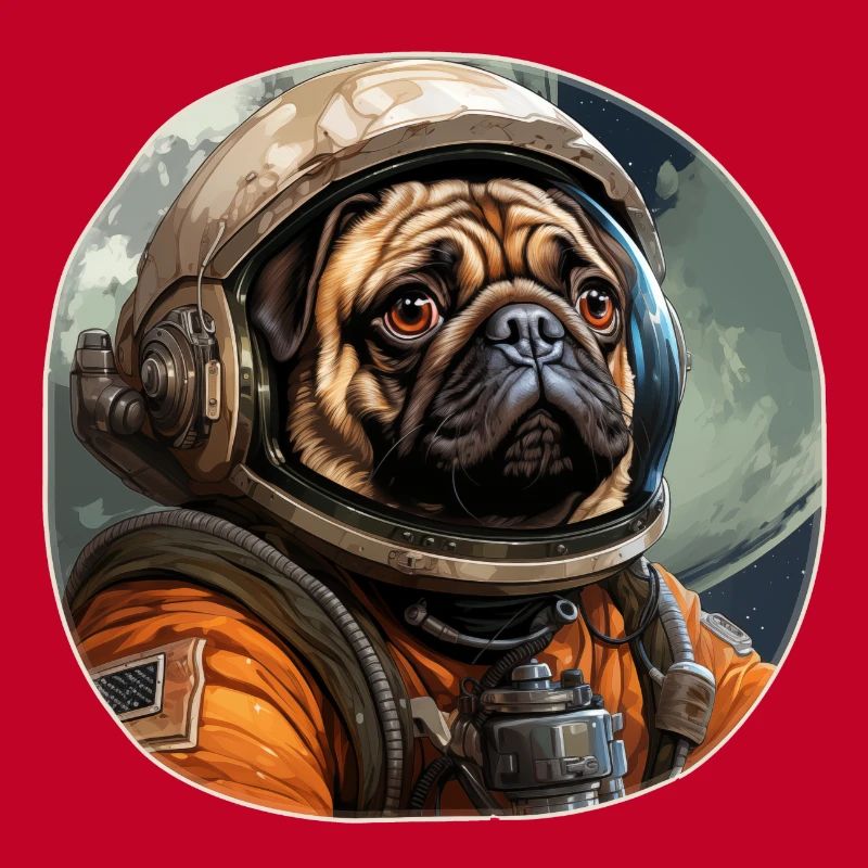 Pug Austronaut