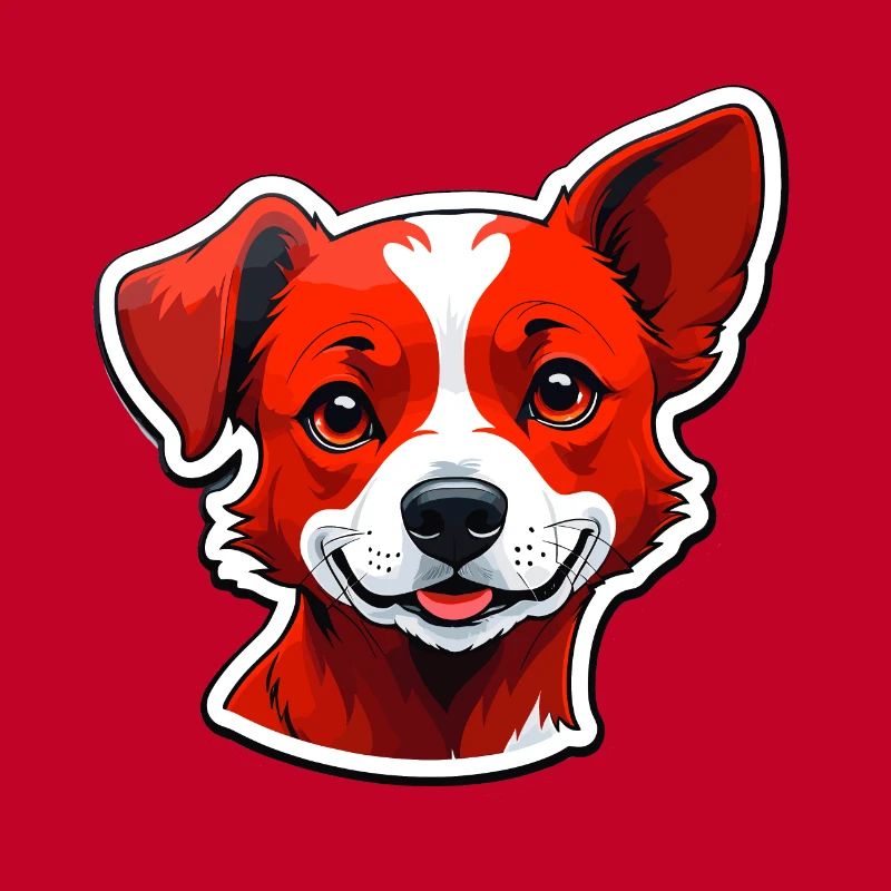 Chien heureux
