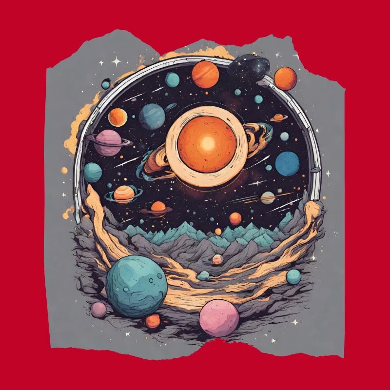 Celestial Harmony Solar System Sun Planets Space