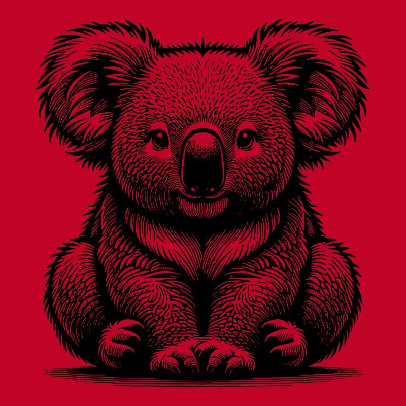 Niedlicher australischer Kinder Koala