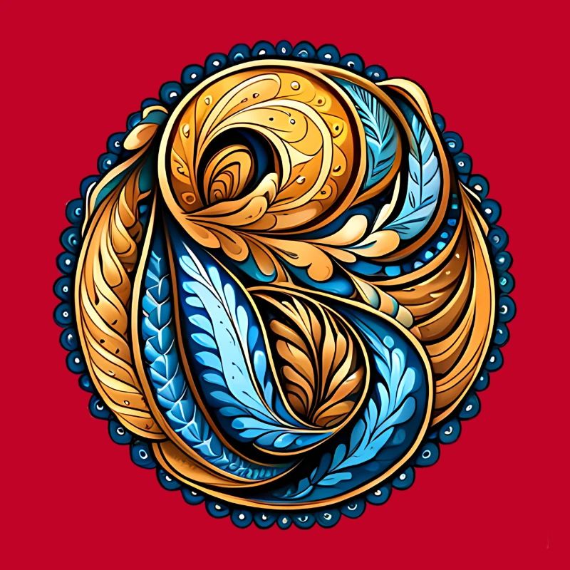 Paisley Pattern Mandala